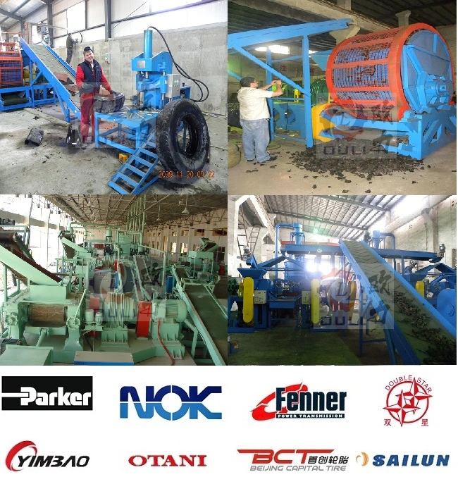 Reliable Performance Continuous Used Tyre Recycling System, Scrap Rubber Tire Recycle Machine