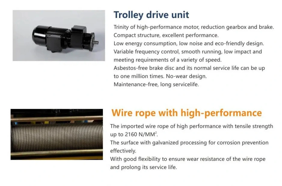 220V Mini Electric Wire Rope Hoist Small Hoist