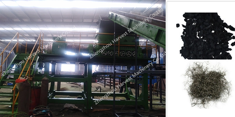 Complete Automatic Crumb Rubber Production Line Recycle Scrap Tire Machine