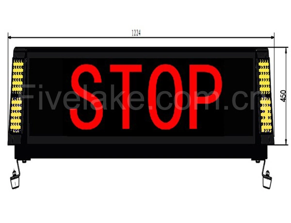Dual Sided Waterproof Airport LED Guidance Display