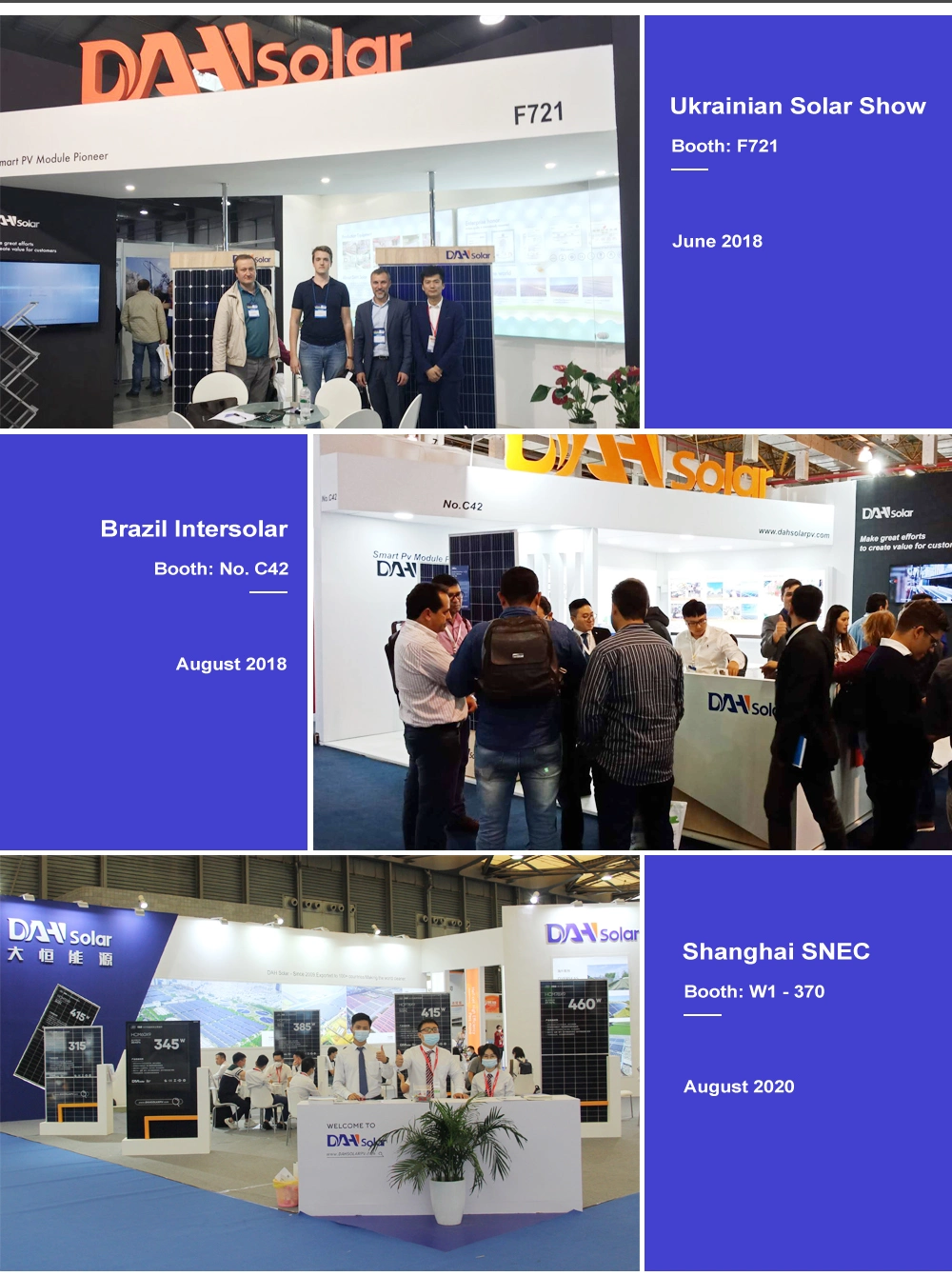 Dah-Solar Solar Panels Wholesale Price for Solar System 72PCS 320W Cell 36V Solar Panels Solar
