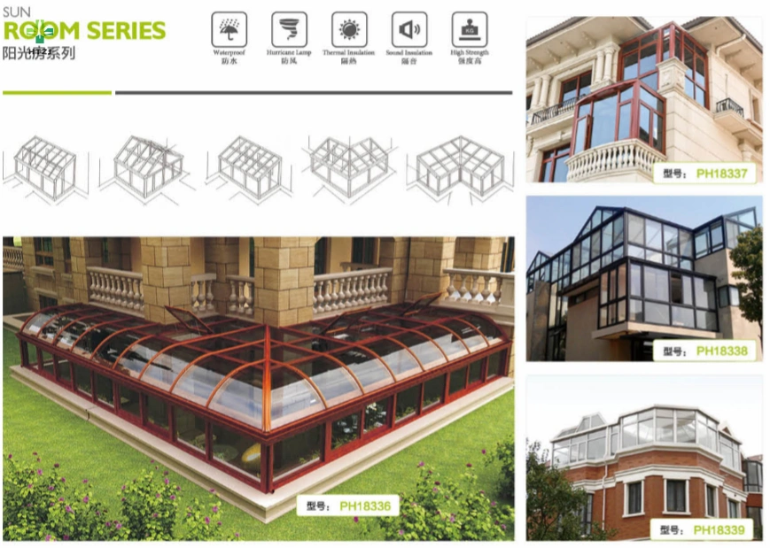 Top Factory Sun Room Pergola Gazebo for Garden or Commercial Projects