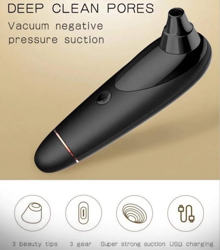 Drop Shipping Blackhead Removal Pimple Comedone Extractor Suction Tool Blackhead Remover Vacuum