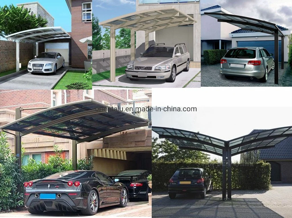 Customzied Polycarbonate Sheet Aluminium Car Parking for Germany Market