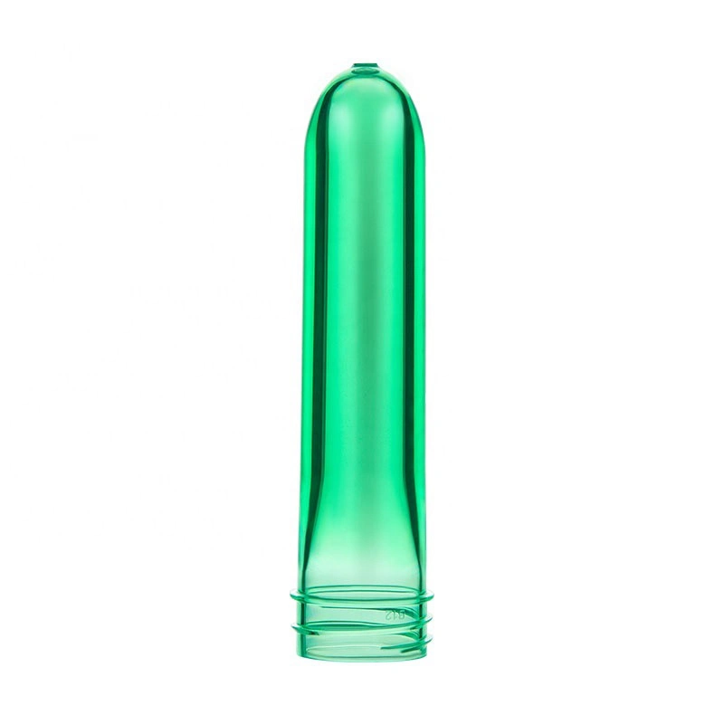 Clear Green Wide Neck Pet Juice Bottle 27mm Neck 33G Pet Preform