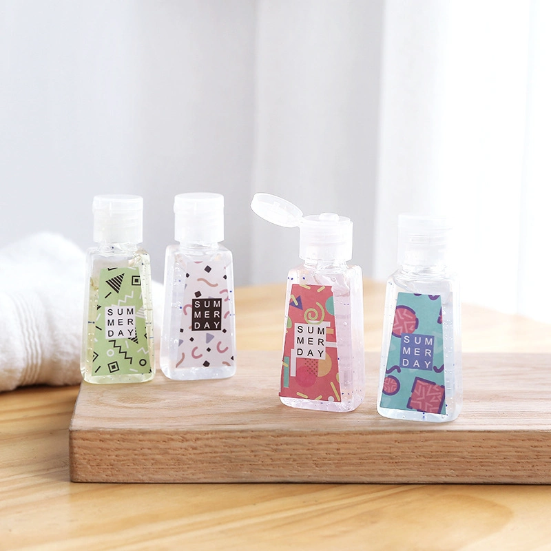 Private Label 1oz 29ml Travel Size Cherry Blossom Scent Antibacterial Alcohol Free Waterless Gel Hand Sanitizer