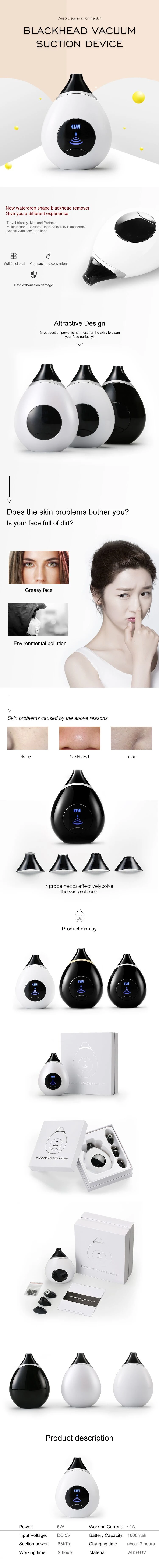 Pore Cleanser Device Blackhead Remover Vacuum