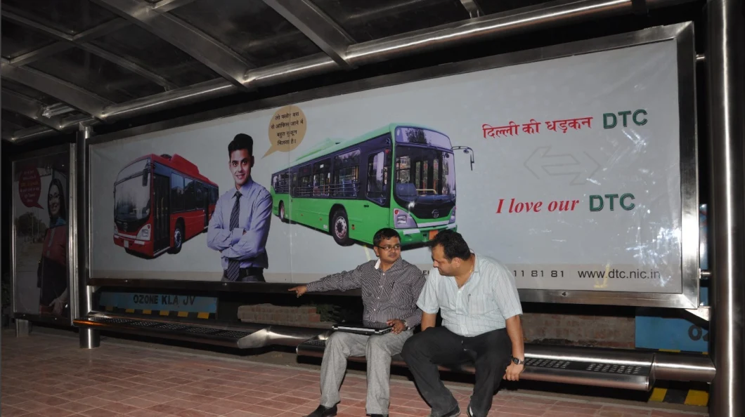 High Quality Outdoor Bus Stop Shelters for Sale with Bench