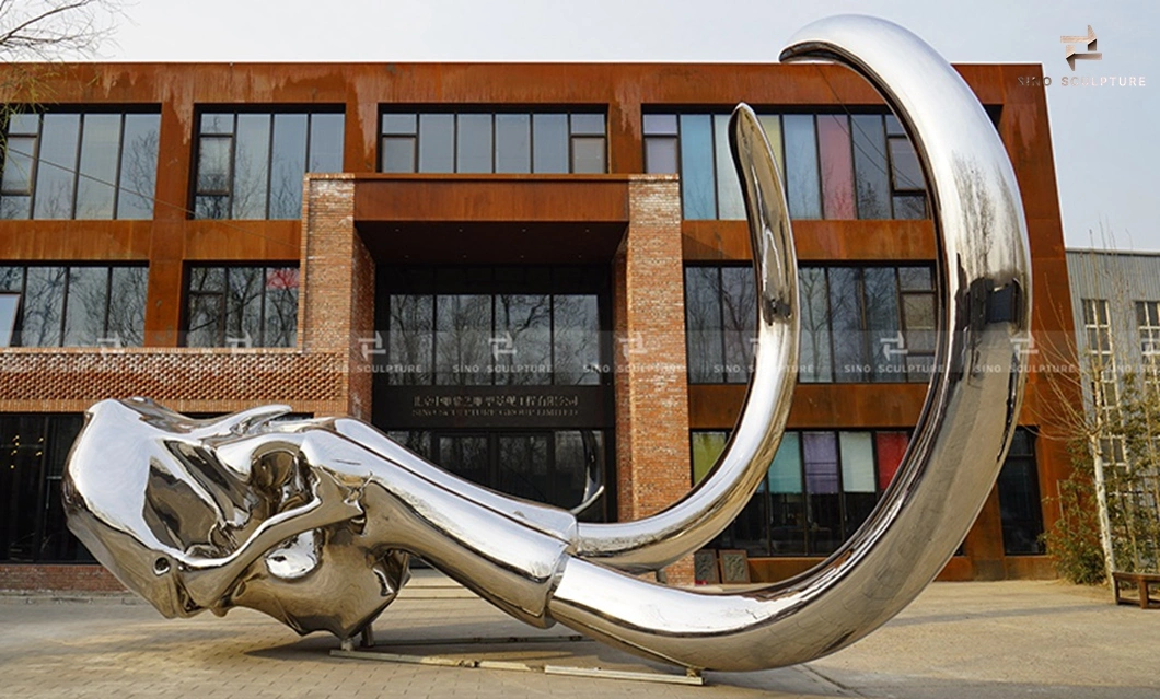 Large Garden Decoration Mirror Polishing Stainless Steel Sculpture