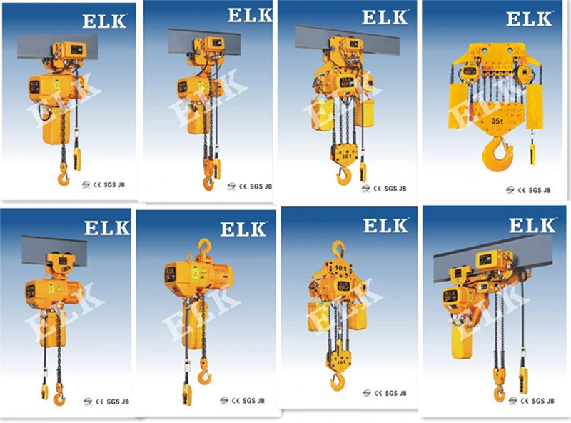 1.5ton Electric Chain Hoist with Manual Trolley for Crane Hoist