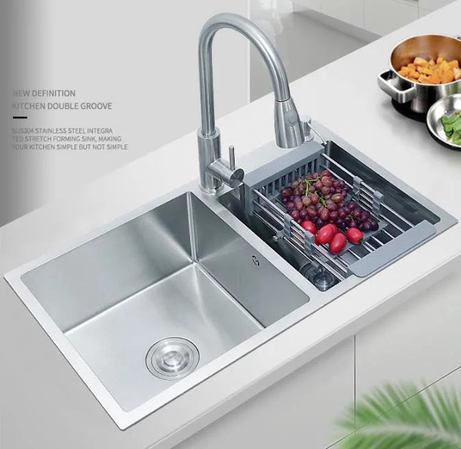 Sink Kitchen Sink 304 Stainless Steel Double Bowl Sink