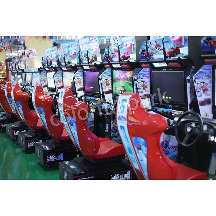 Colorful Park Car Game Machine Kids Rides Game Machine Amusement Park Game Video Game 2019