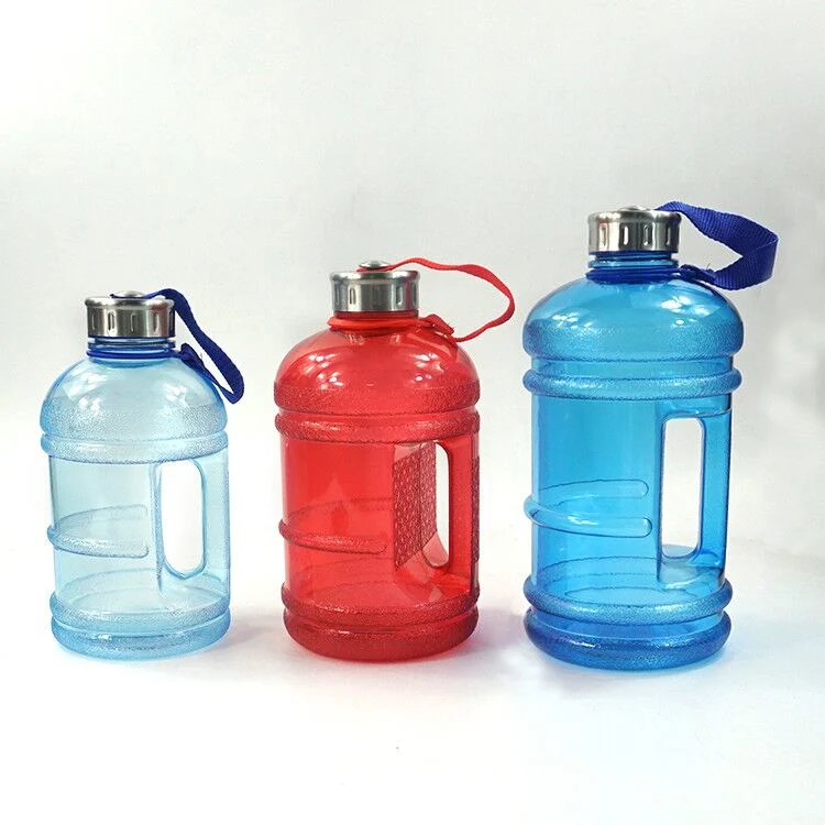 BPA Free PETG Plastic Wide Mouth Drinking Container Flask for Fitness Gym Biking Outdoor Travel