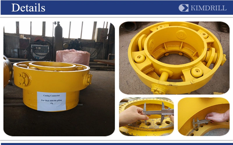 Accessories for Deep Foundation Casing Connection of Drive Head and Adaptor