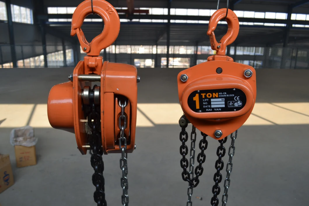 HS-CB Type 500kg 2.5meter Manual Chain Hoist for Lifting