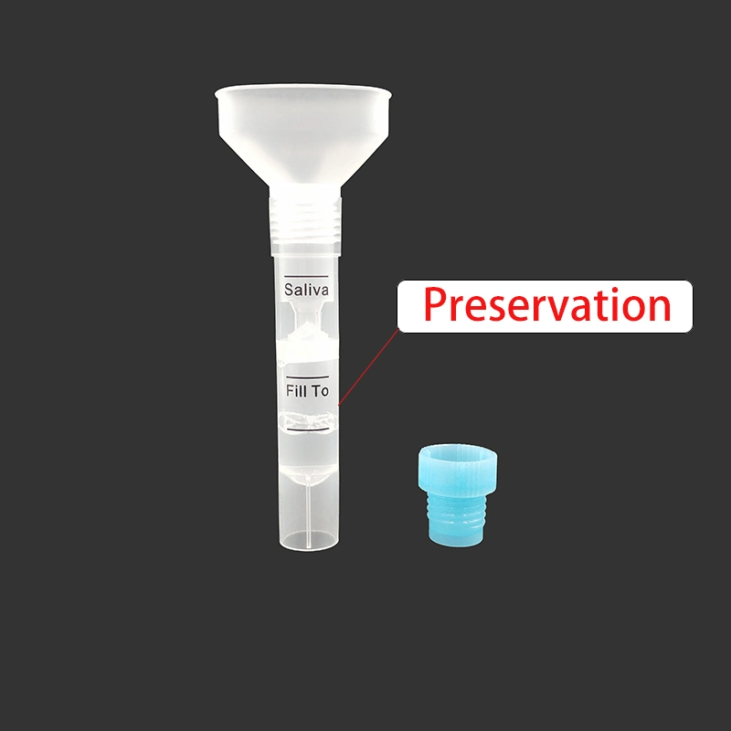 DNA/Rna Sterile V Shape Tys-01 Collecting Funnel Test Sample Tube Device Saliva Collection Kit