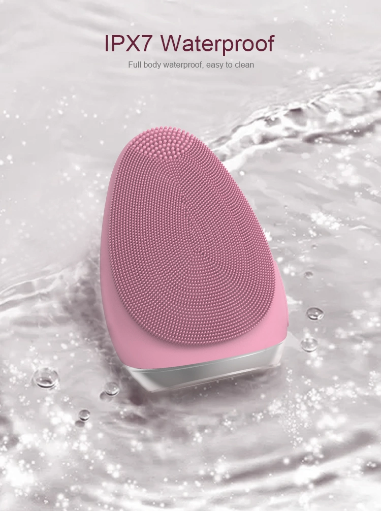 LED Facial Cleansing Brush LED Light Cleansing Brush Ipx7 Face Cleansing Brush