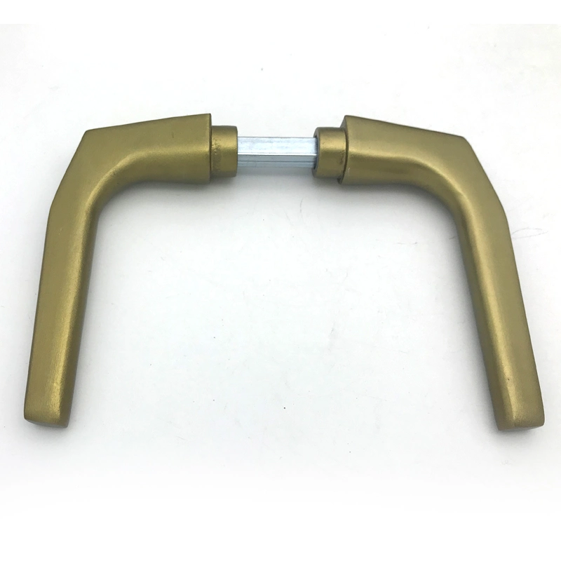 Europe Aluminum Internal Entry Passage Lever Type Aluminum Door Brown Color Handle