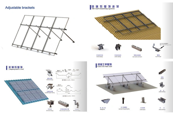Customized Solar Mounting Accessories L - Footing Connectors Hooks for Solar Mounting Structure