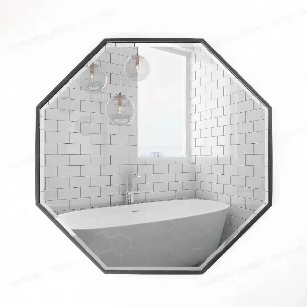 Circle Mirror Black 18inch Wall Mounted Round Mirror