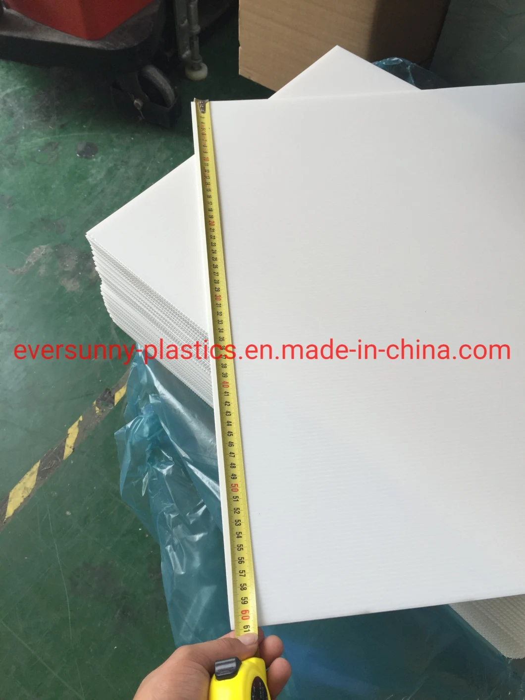 White, Black, Yellow Coroplast Corrugated Plastic Sheets PP Hollow Sheet