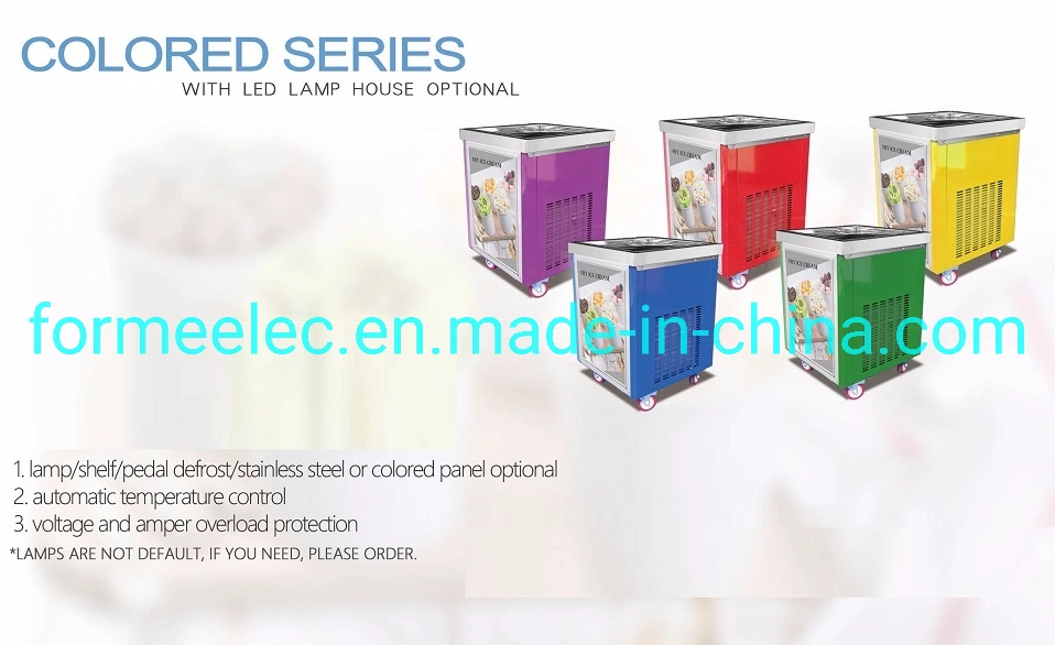 50cm Round Plate Fry Ice Cream Machine Ice Cream Maker Ice Cream Roller