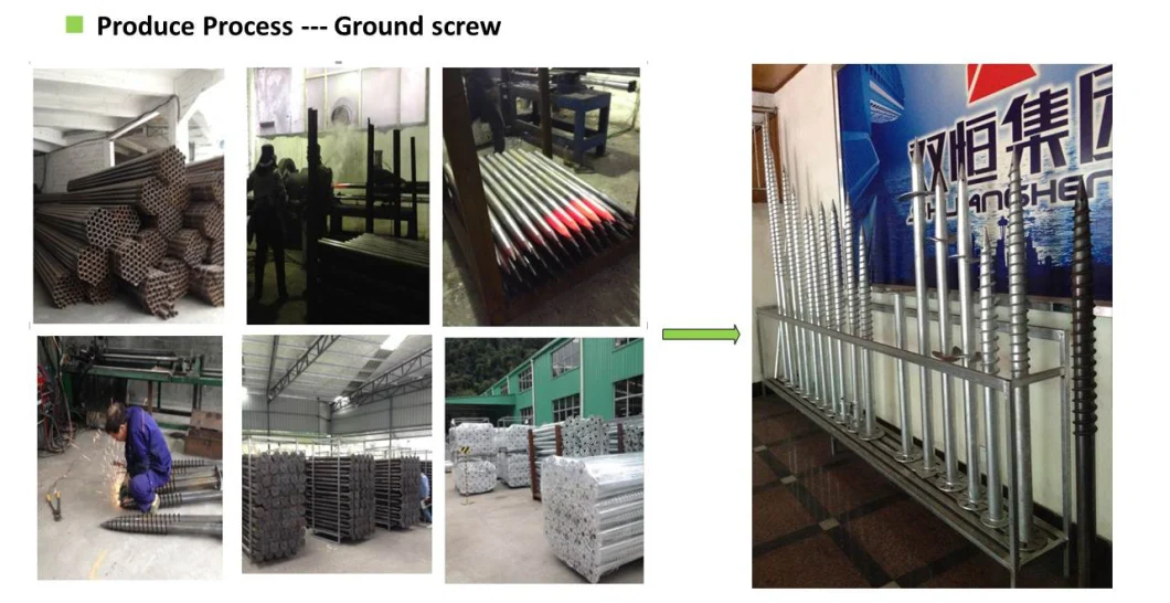 Steel Ground Mounting System Complete with Aluminum Structure Ramming Installation Popular Sale in The World