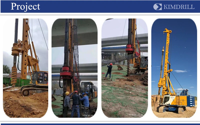 Boreholes and Secant Piles Drilling Auger Rock Bucket for Dense Sand