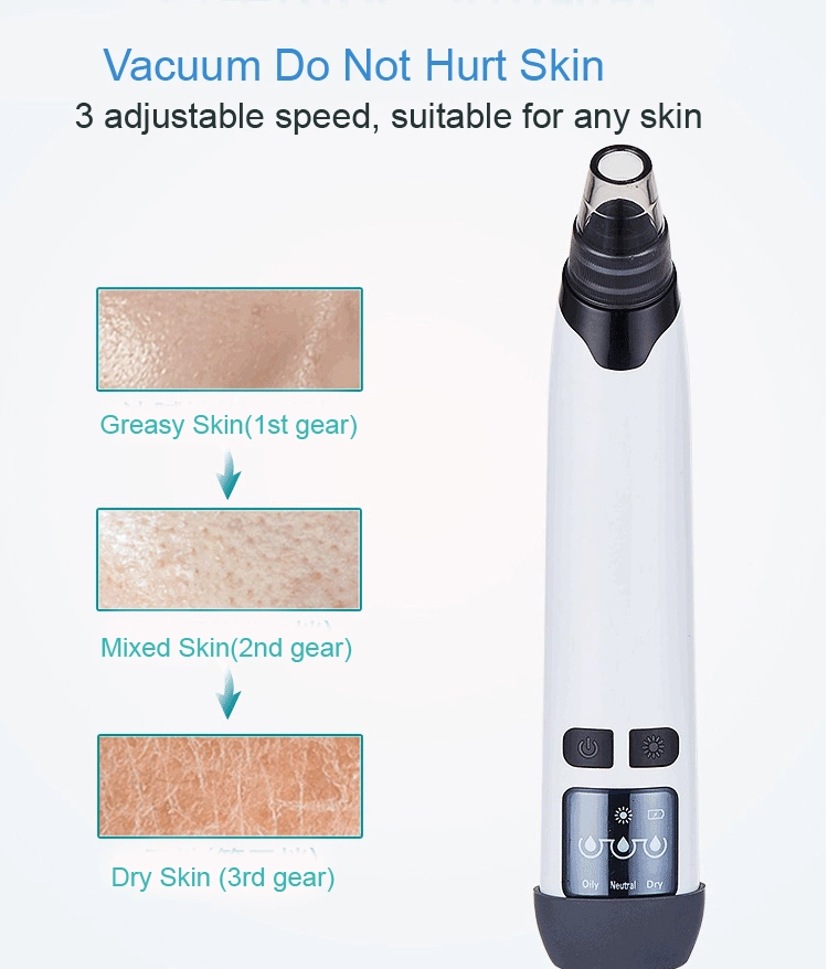 Electric Facial Cleaner Comedone Extractor Tool Kit Nose Pore Suction Blackhead Remover Vacuum