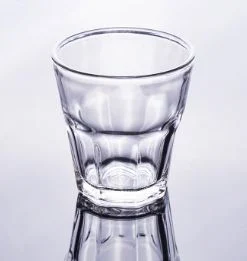 250ml Personalized Logo Round Bottom Whisky Glass Circle Glass Cup