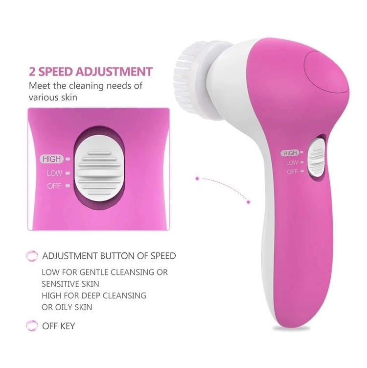 Electric Facial Cleansing Brushes Waterproof Face Brush for Deep Cleansing