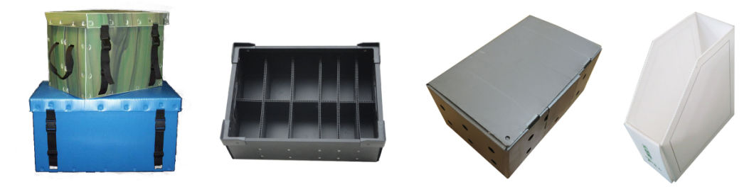 Customized Collapsible PP Corflute Plastic Corrugated Box Packaging Corrugated