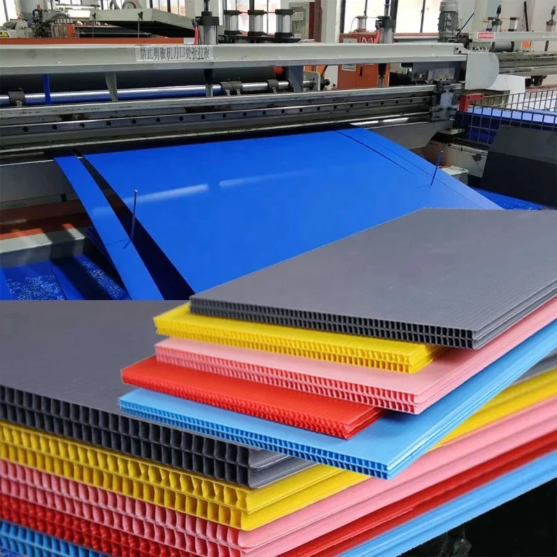 PP Corrugated Coroplast Plastic Sheets Polypropylene Corrugated Board