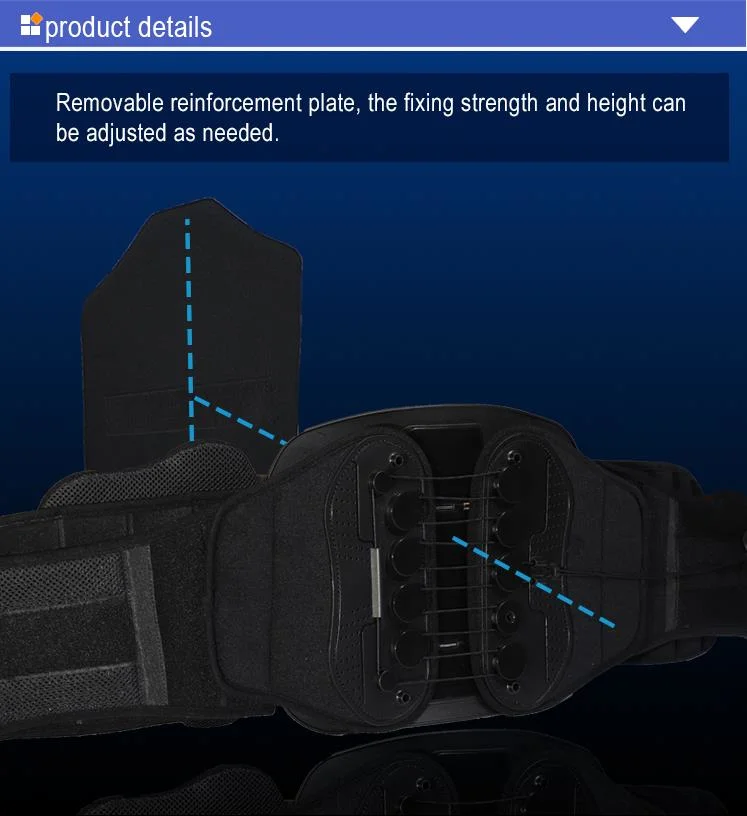 CE Approved Adjustable Pull Working Lumbar Brace Relieve Pain Back Brace Waist Support