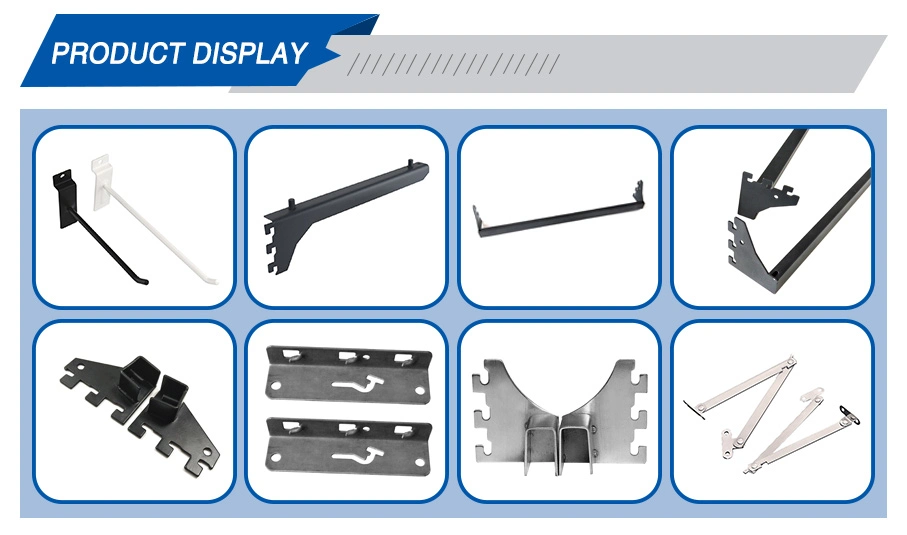 OEM Metal Stamping Industrial Decorative Wall Lip Brackets Metal Floating Shelf Bracket