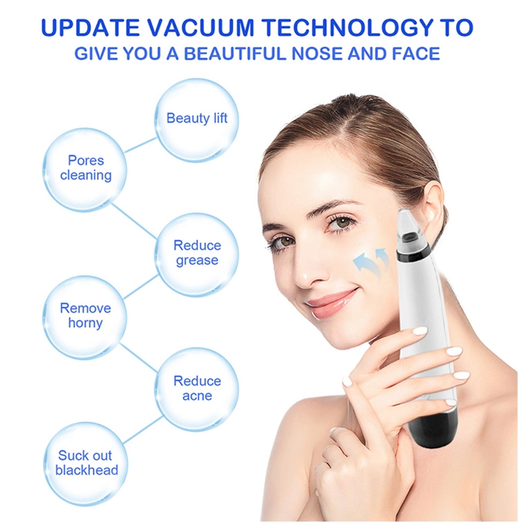 Rechargeable Face Vacuum Extractor Tool USB Vacuum Blackhead Remover