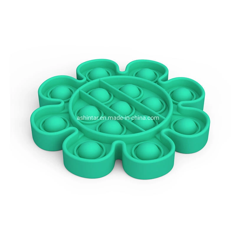 Silicone Push Pop Bubble Sensory Fidget Toys Stress Reliever Extrusion Bubble Game Anxiety Relief Kids Toys