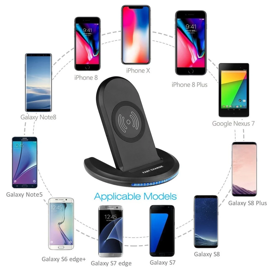Fast Charger Mobile Phone Accessories Qi Wireless Charger U8