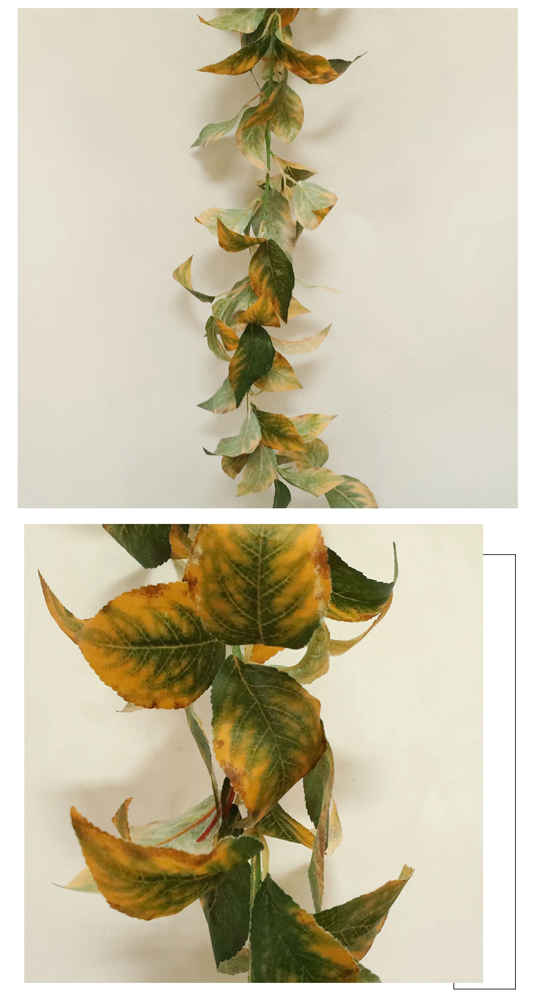 Autumn Lvs Garland Artificial Flower Wall Decorations Dy8-44
