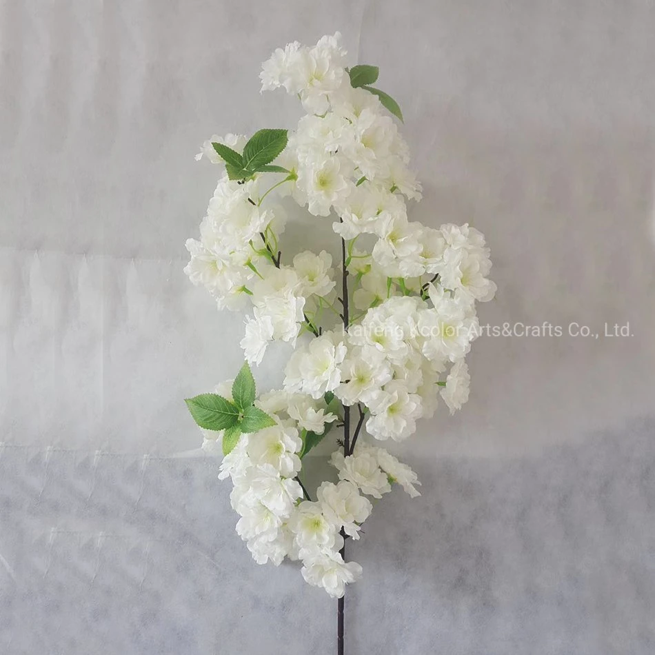Cheap Silk Sakura Flower Wholesale Cherry Blossom Artificial Flower for Wedding Party Decoration