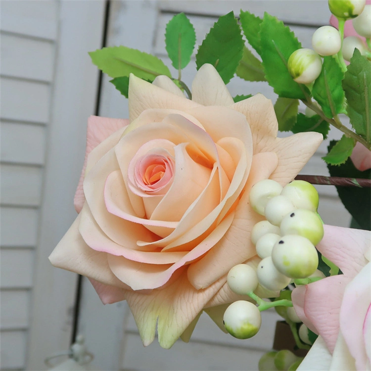 Artificial Flowers Wedding Decoration Artificial Rose Flower Real Touch Flower Homes Garden Decoration