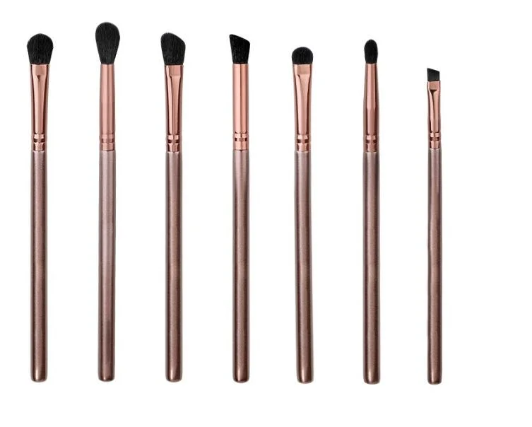 7PCS Eye Shadow Brush Set Animal Hair Eye Brow Brush