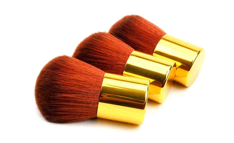 Kabuki Face Brush Foundation Brush for Powder Mineral Foundation Blending Blush Buffing Makeup Brush with Protective Case