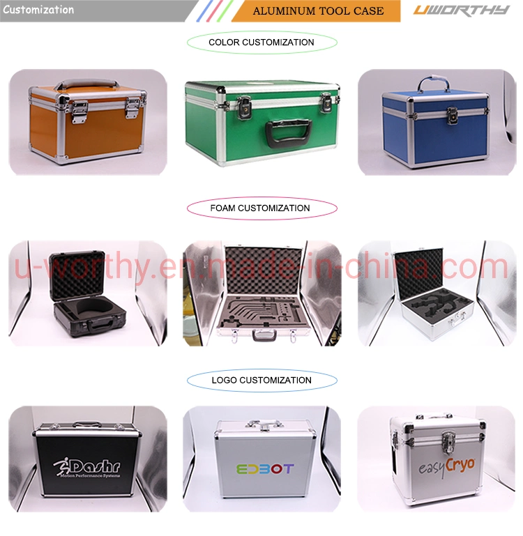 High Quality Aluminum Beauty Cosmetics Tool Case Carrying Case