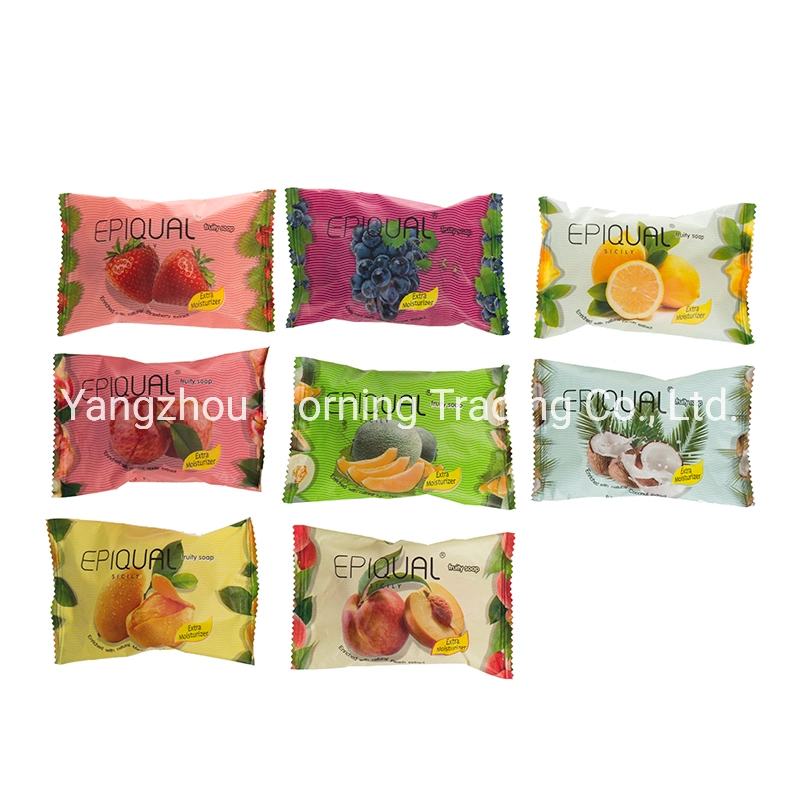 Bath Soap Manufacturer Wholesale Customize Fruit Soap 75g Cantaloupe Beauty Soap Bath Soap