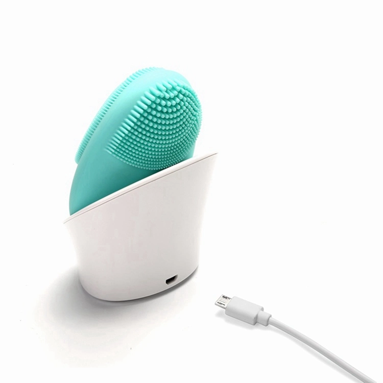 2021 Beauty and Personal Care Electric Facial Cleansing Brush Sonic Silicone Facial Cleansing Brush