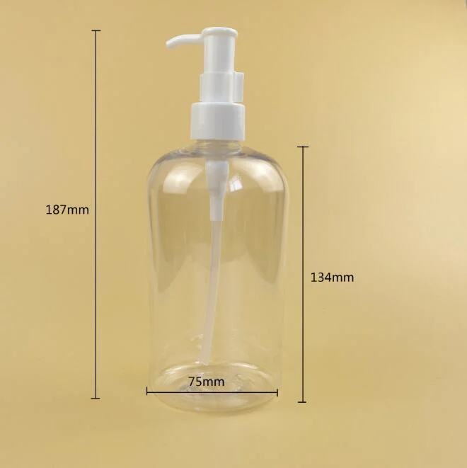 250ml 400ml 500ml Flip Top Cap Pet Plastic Bottle for Shampoo Body Lotion