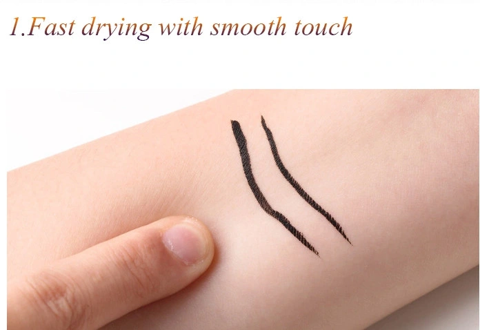 Wholesale Black Neon Brush Liquid Waterproof Magic Eyeliner Lash Glue Eyeliner Self Adhesive Eyeliner