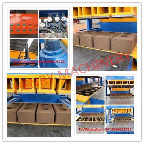 Ecological Technology Hr4-14automatic Hydraulic Clay Soil Interlocking Brick Making Machine Best Price in Zambia