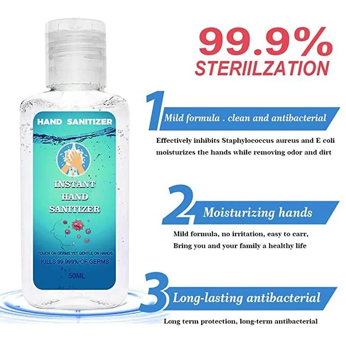 300ml Super-Large Hand Gel Portable Washless Cleaning Gentle Moisturizing Hand Saniti-Zer Gel